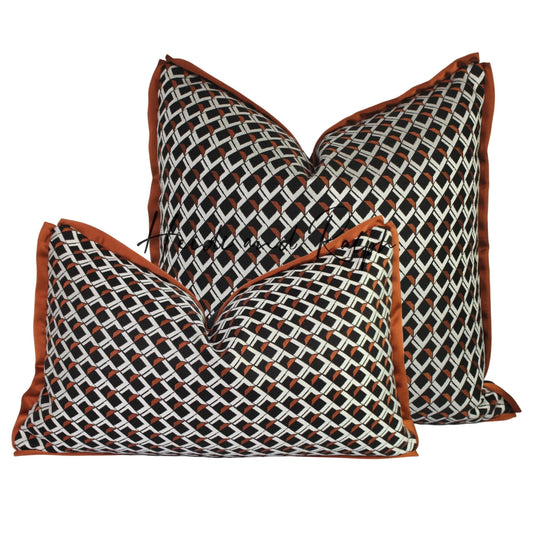 Hezell Black Copper Bantal Sofa (Cushion Cover)