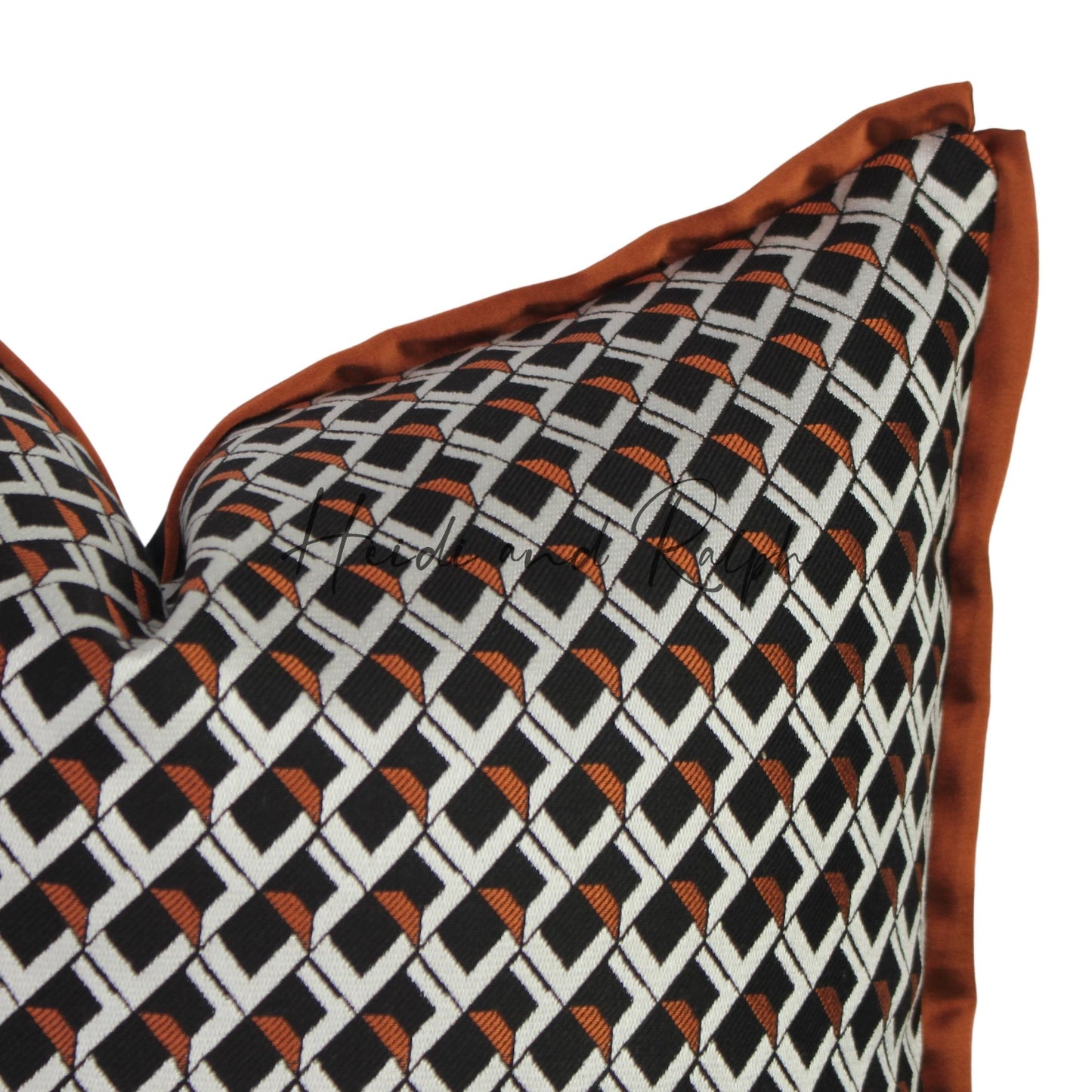 Hezell Black Copper Bantal Sofa (Cushion Cover)
