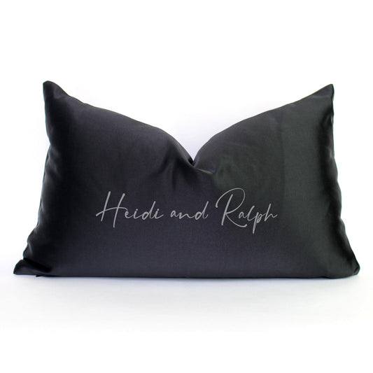 Huntley Black Grey Gold Bantal Sofa (Cushion Cover)