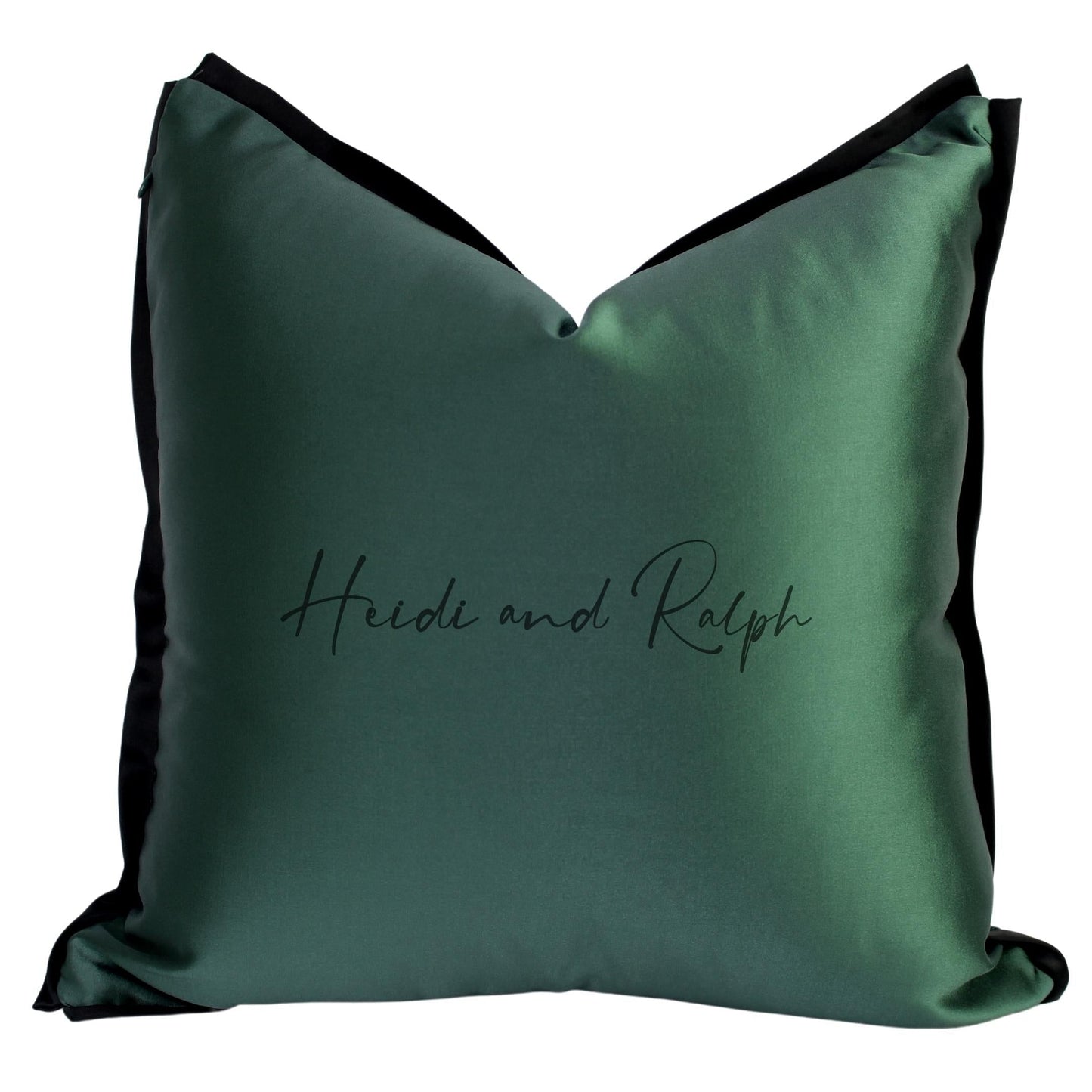 Henley Emerald Green White Line Bantal Sofa (Cushion Cover)