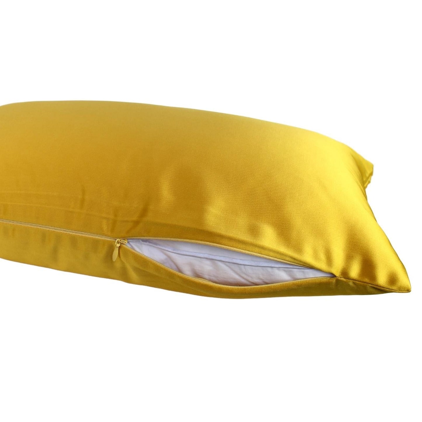 Hermosa Lumbar Bantal Sofa Satin Gold (Cushion Cover)