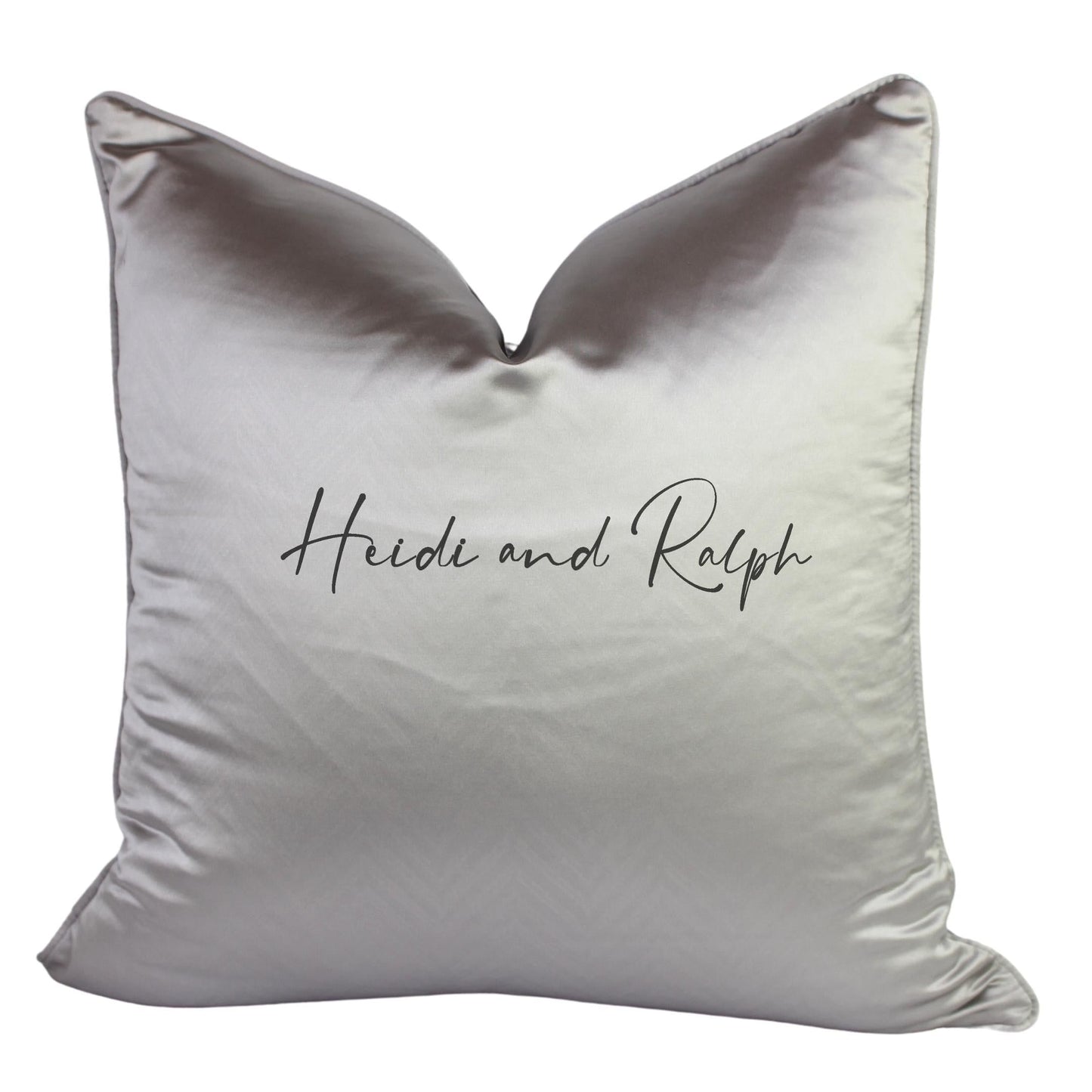 Huxley Silver Chevron Bantal Sofa (Cushion Cover)