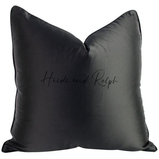 Haven Leaf Bantal Sofa Gold Grey (Cushion Cover)