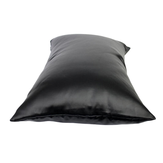Hermosa Lumbar Bantal Sofa Satin Black (Cushion Cover)