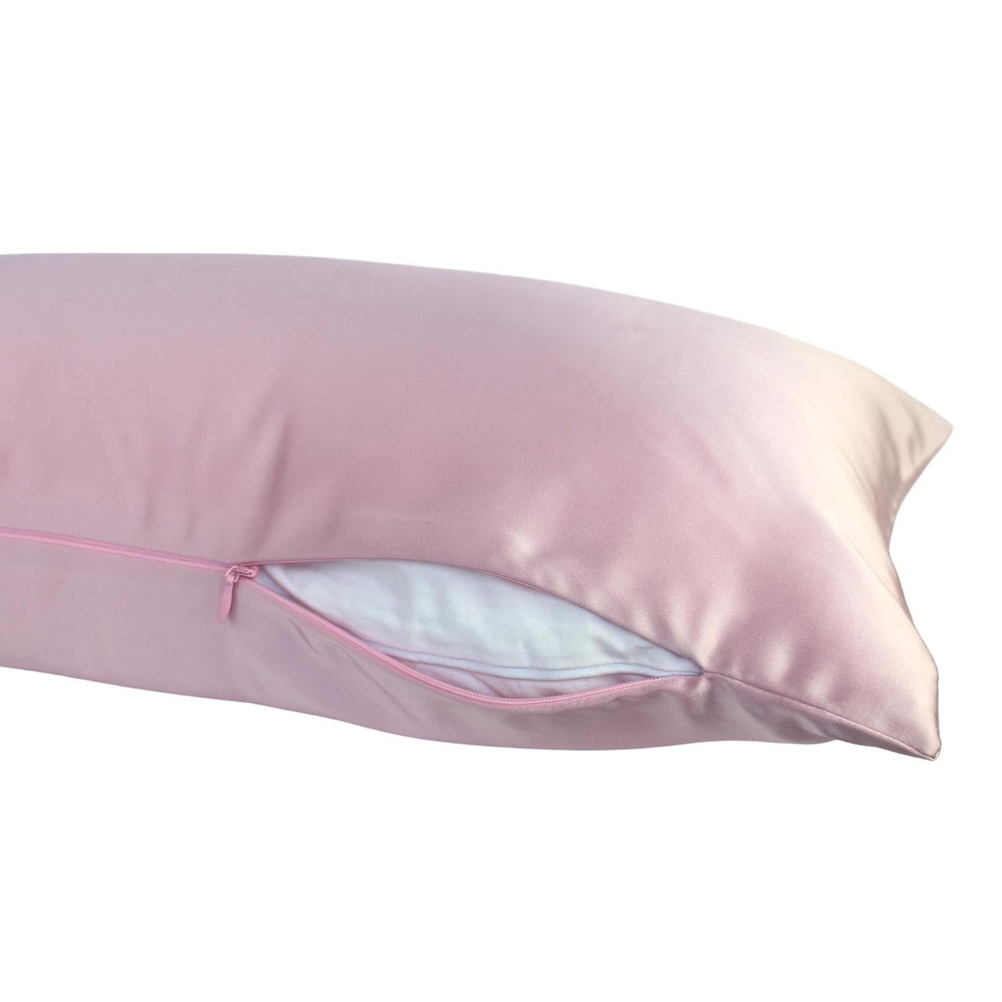 Hermosa Lumbar Bantal Sofa Satin Light Pink (Cushion Cover)