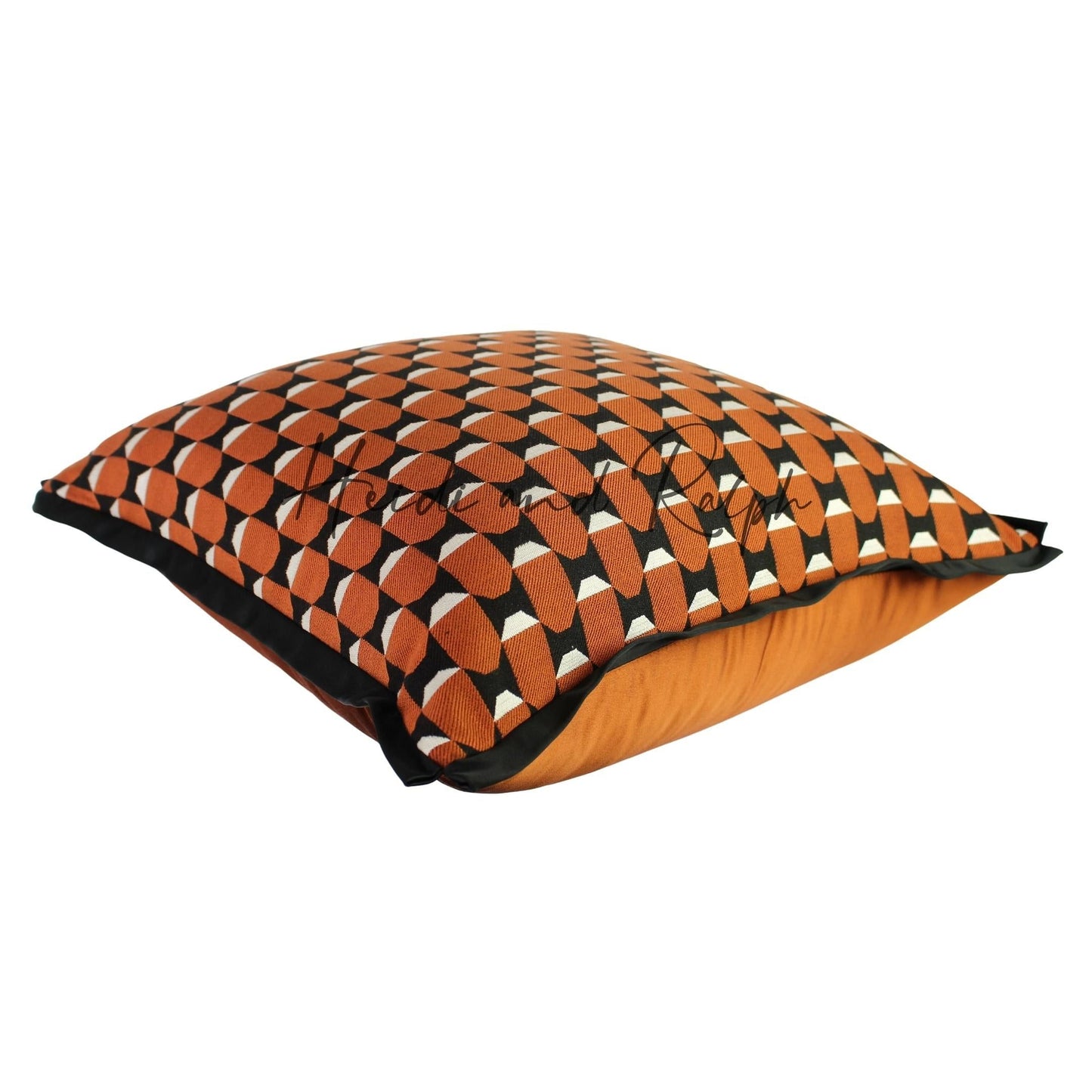 Helen Octagonal Black Copper Bantal Sofa (Cushion Cover)