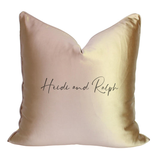 Hilda Chain Bantal Sofa Gold (Cushion Cover)