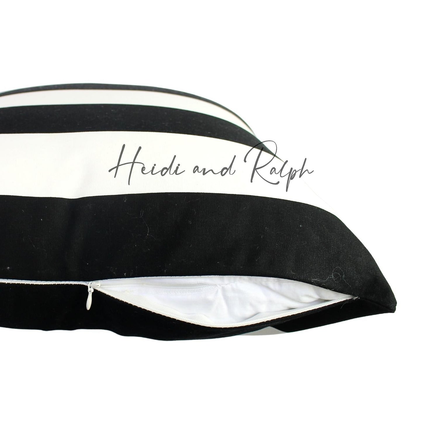 Haviva BW Stripe Bantal Sofa (Cushion Cover)