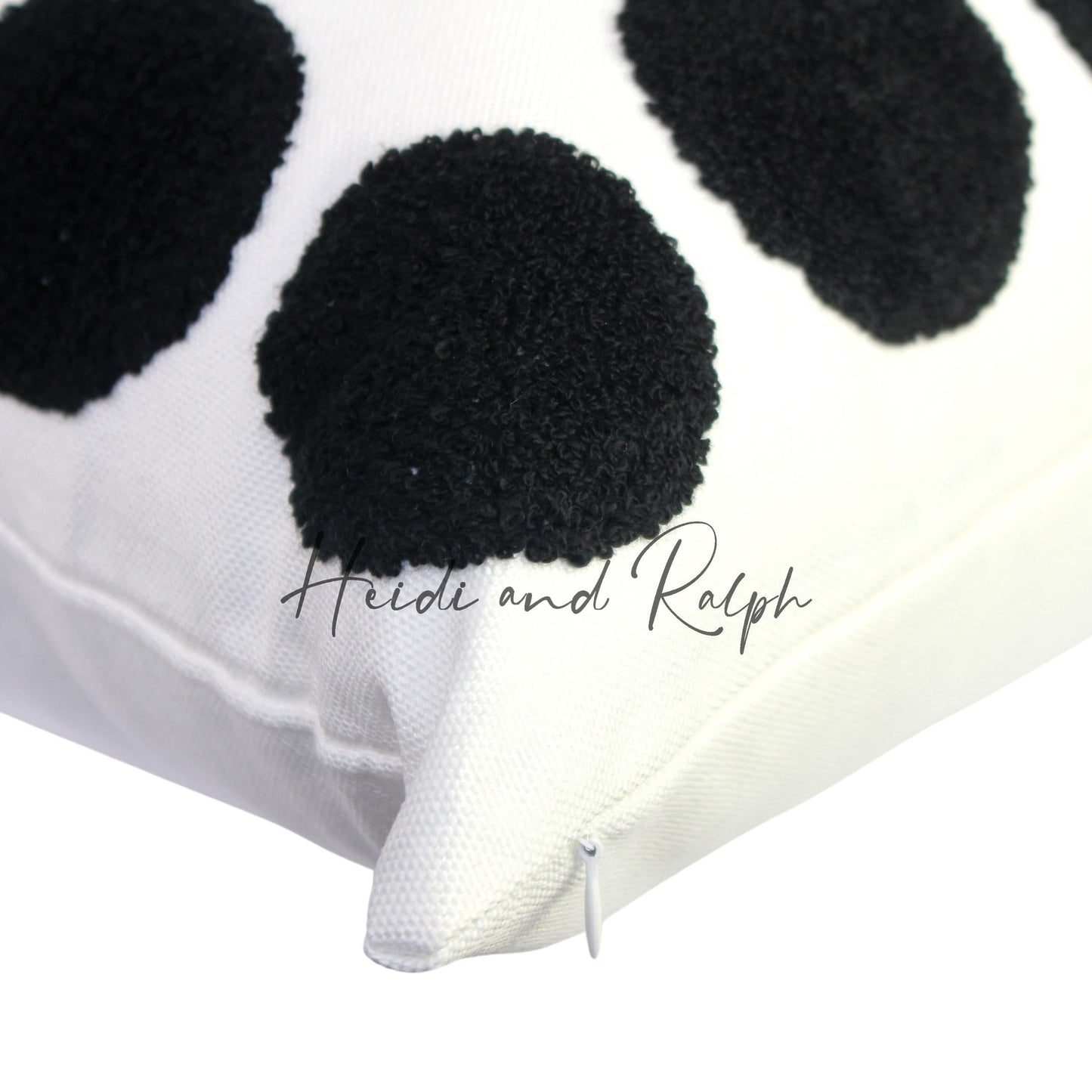 Hersh BW Polka Dot Bantal Sofa (Cushion Cover)