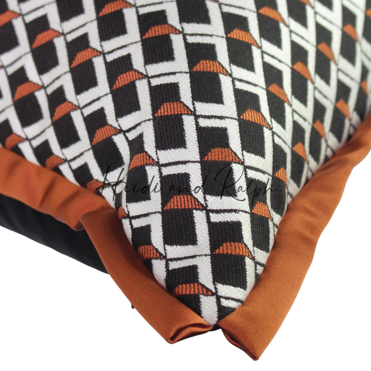 Hezell Black Copper Bantal Sofa (Cushion Cover)