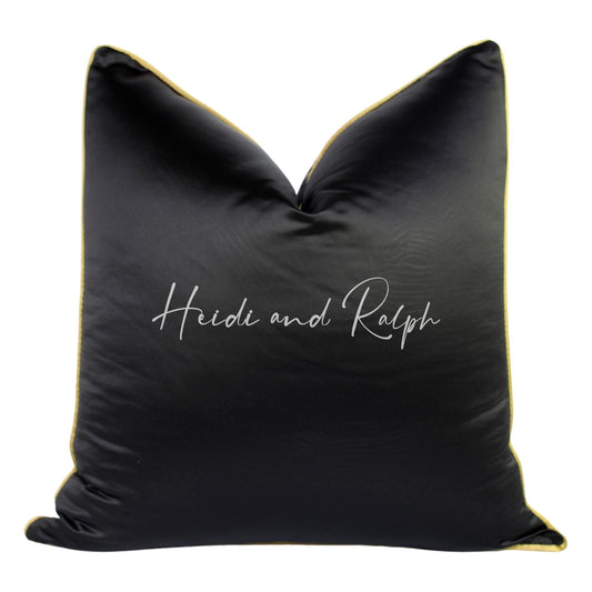 Harlowe Luthea Bantal Sofa Black (Cushion Cover)