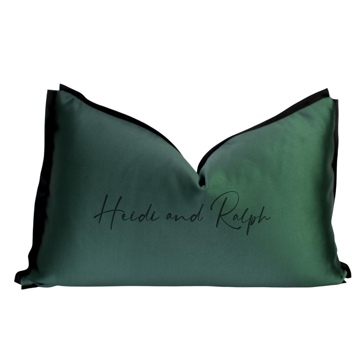 Henley Emerald Green White Line Bantal Sofa (Cushion Cover)