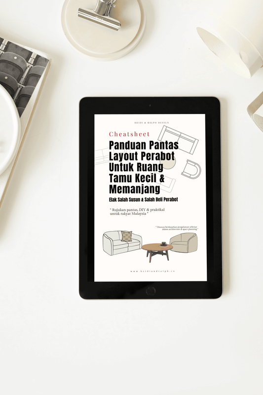 [Ebook] PANDUAN PANTAS LAYOUT PERABOT UNTUK RUANG TAMU KECIL & MEMANJANG