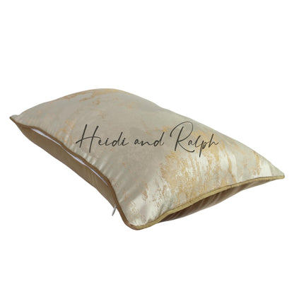 Hope Beige Gold Bantal Sofa (Cushion Cover)