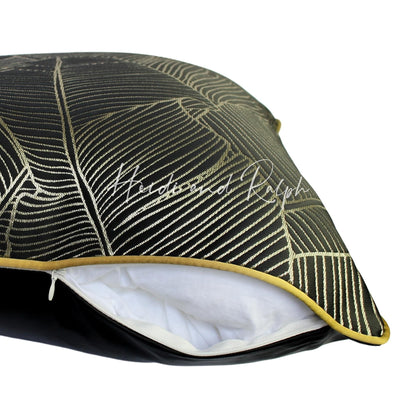 Harlowe Luthea Bantal Sofa Black (Cushion Cover)