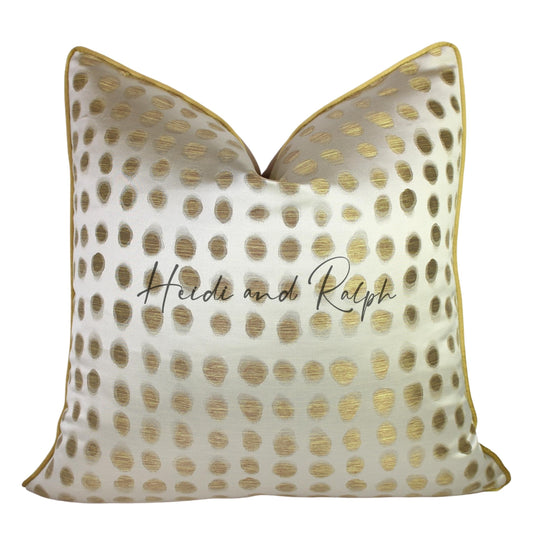 Haizyl Golden Dot Bantal Sofa (Cushion Cover)