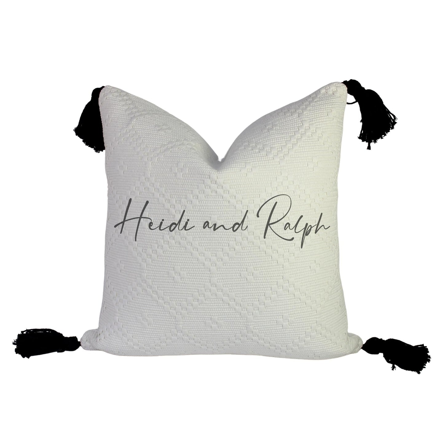 Hillel White Diamond Bantal Sofa (Cushion Cover)