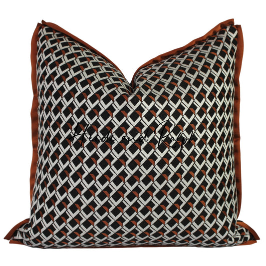 Hezell Black Copper Bantal Sofa (Cushion Cover)