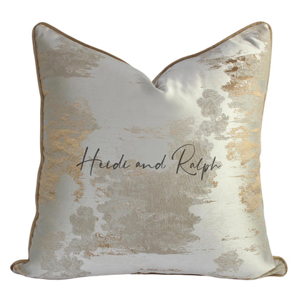Hope Beige Gold Bantal Sofa (Cushion Cover)