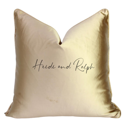 Harmony Greenish Gold Triangle Bantal Sofa (Cushion Cover)
