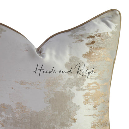 Hope Beige Gold Bantal Sofa (Cushion Cover)