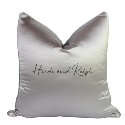 Hasmine Silver O Print Bantal Sofa (Cushion Cover)
