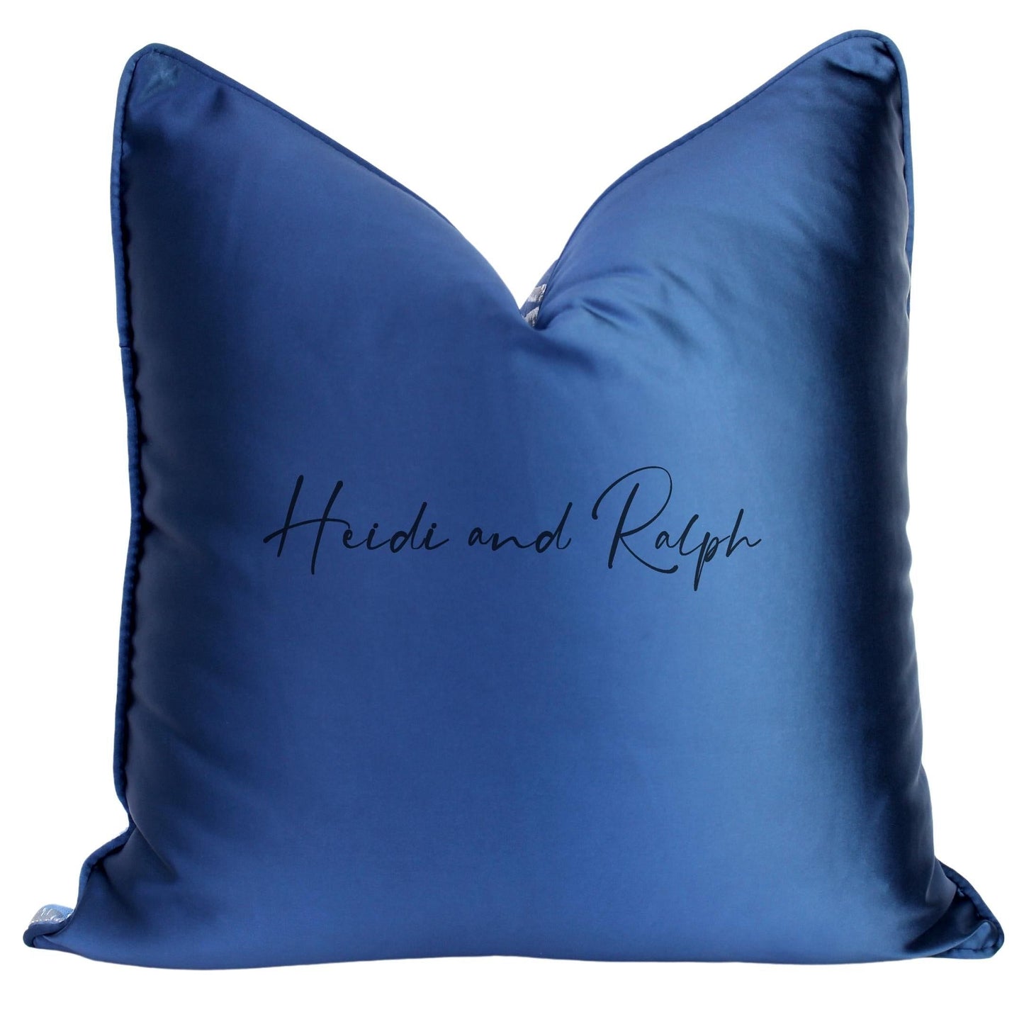 Haddon Silver Blue Line Bantal Sofa (Cushion Cover)