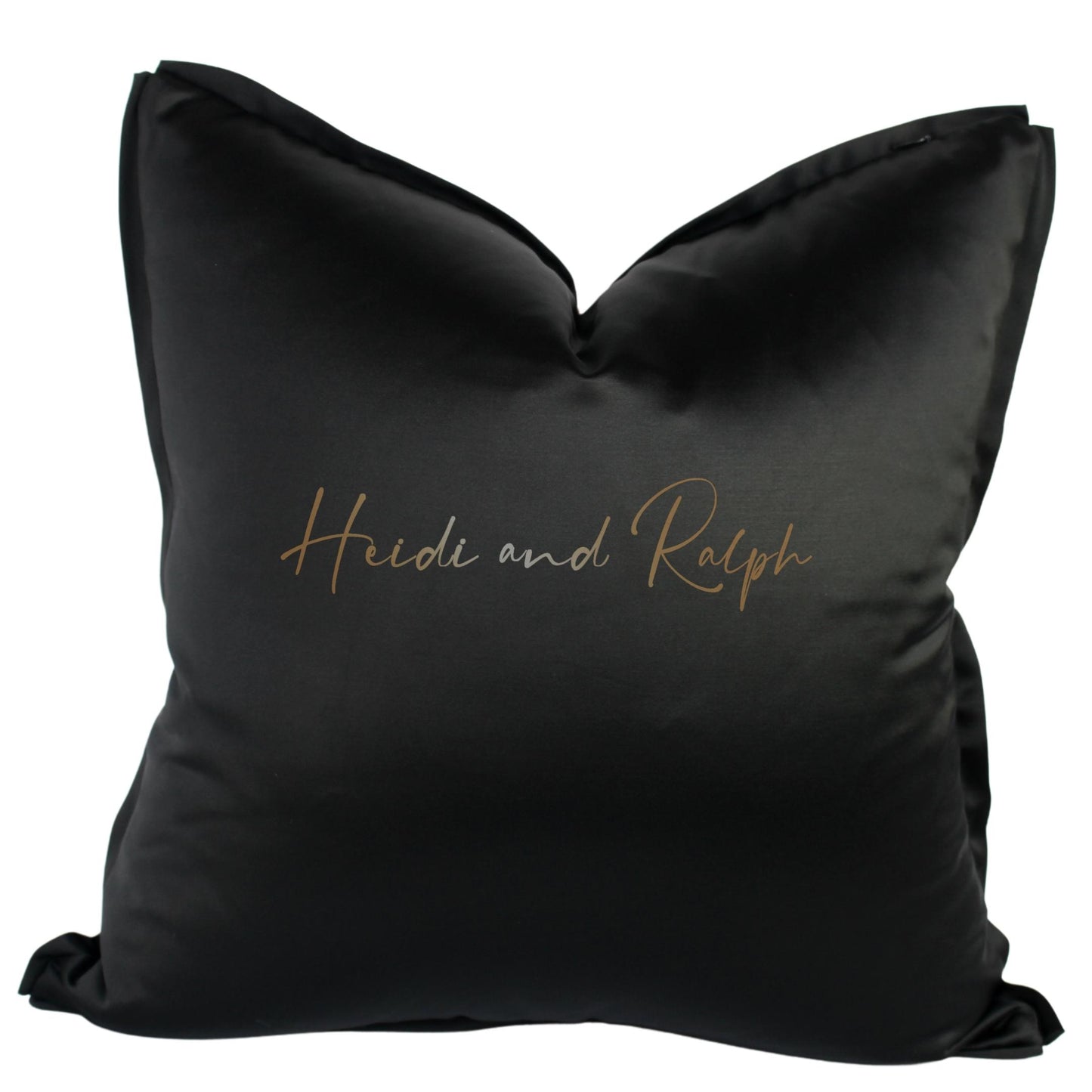 Helen Octagonal Black Gold Bantal Sofa (Cushion Cover)