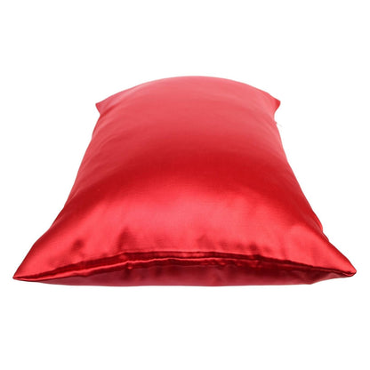 Hermosa Lumbar Bantal Sofa Satin Red (Cushion Cover)