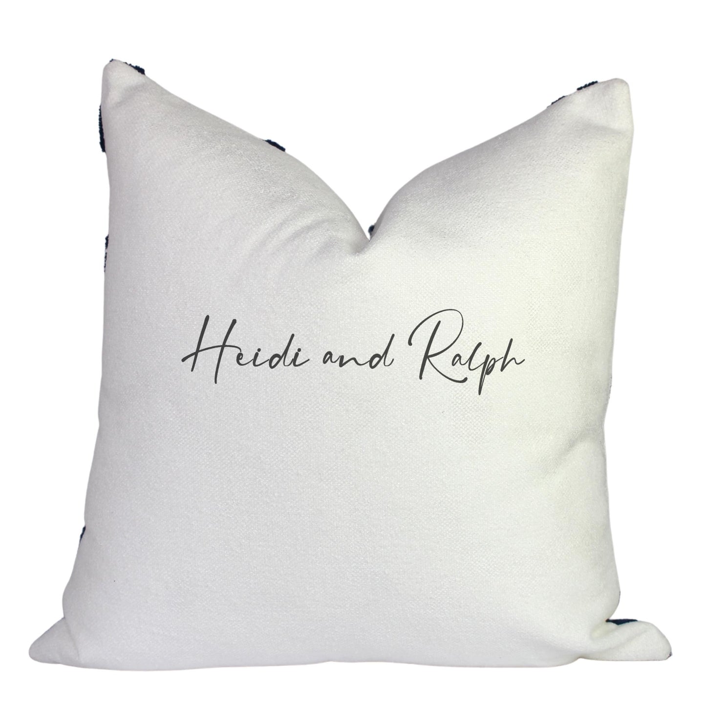 Hart Blue Flower Bantal Sofa (Cushion Cover)