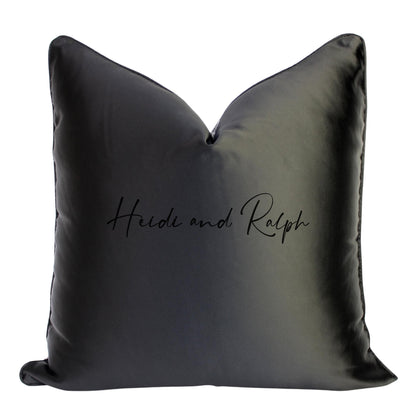 Hatcher Silver Feather Bantal Sofa (Cushion Cover)