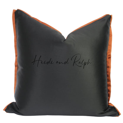 Hezell Black Copper Bantal Sofa (Cushion Cover)