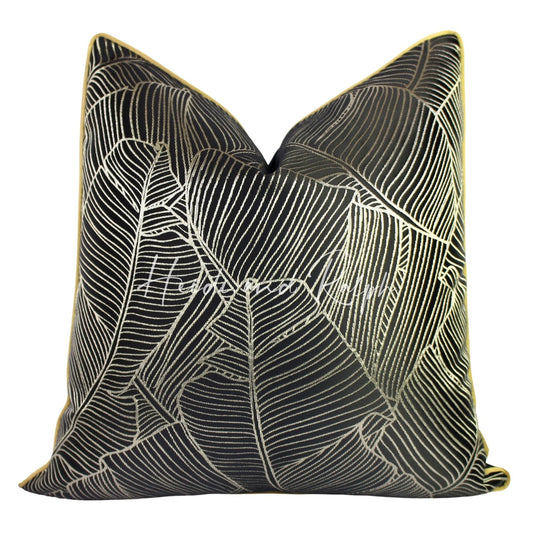 Harlowe Luthea Bantal Sofa Black (Cushion Cover)