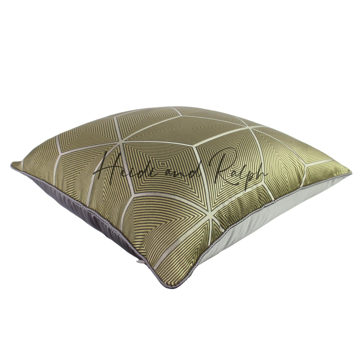 Harlyn Gold Cube Bantal Sofa (Cushion Cover)