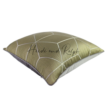 Harlyn Gold Cube Bantal Sofa (Cushion Cover)