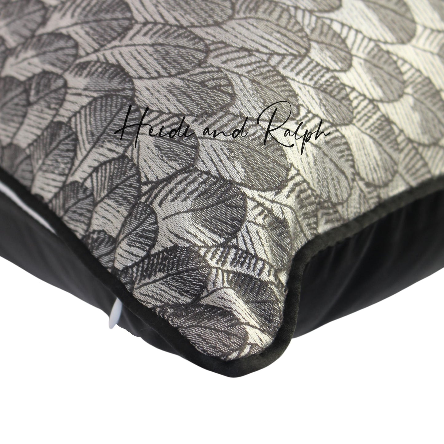 Hatcher Silver Feather Bantal Sofa (Cushion Cover)