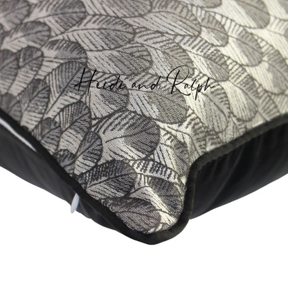 Hatcher Silver Feather Bantal Sofa (Cushion Cover)