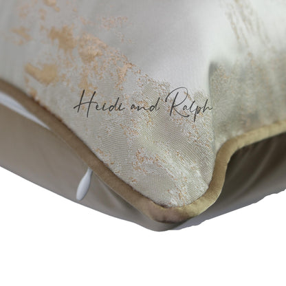 Hope Beige Gold Bantal Sofa (Cushion Cover)
