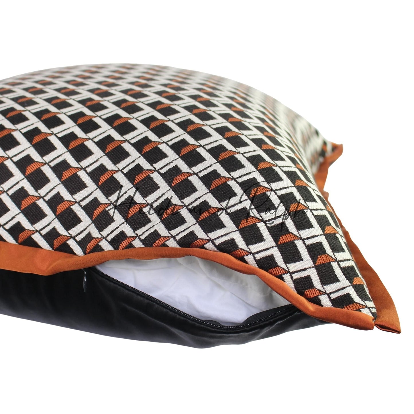 Hezell Black Copper Bantal Sofa (Cushion Cover)