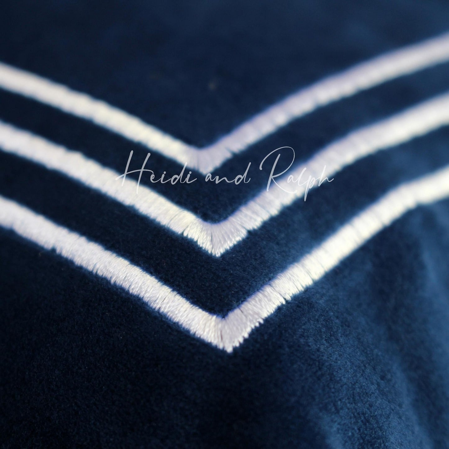 Hazley Square Triple Blue Box Bantal Sofa (Cushion Cover)