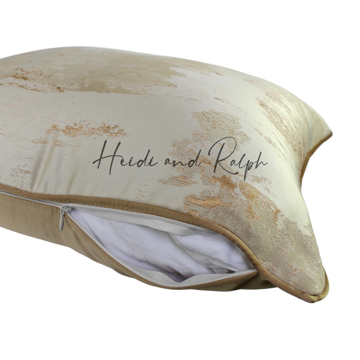 Hope Beige Gold Bantal Sofa (Cushion Cover)