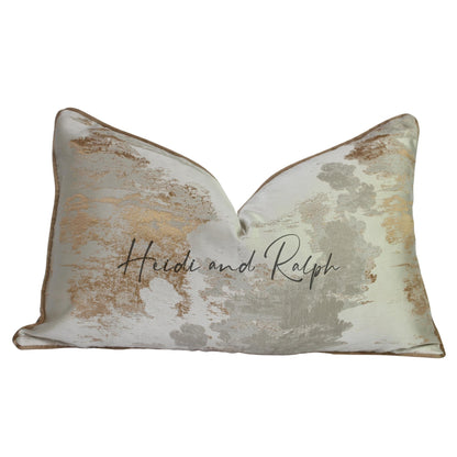 Hope Beige Gold Bantal Sofa (Cushion Cover)