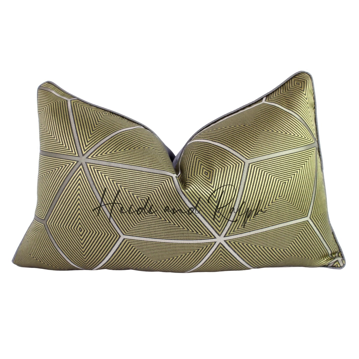 Harlyn Gold Cube Bantal Sofa (Cushion Cover)