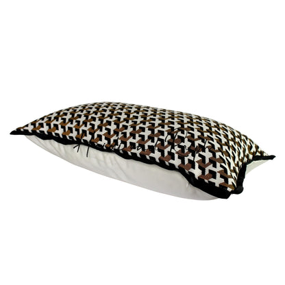 Haidyn Golden Black Stroke Bantal Sofa (Cushion Cover)