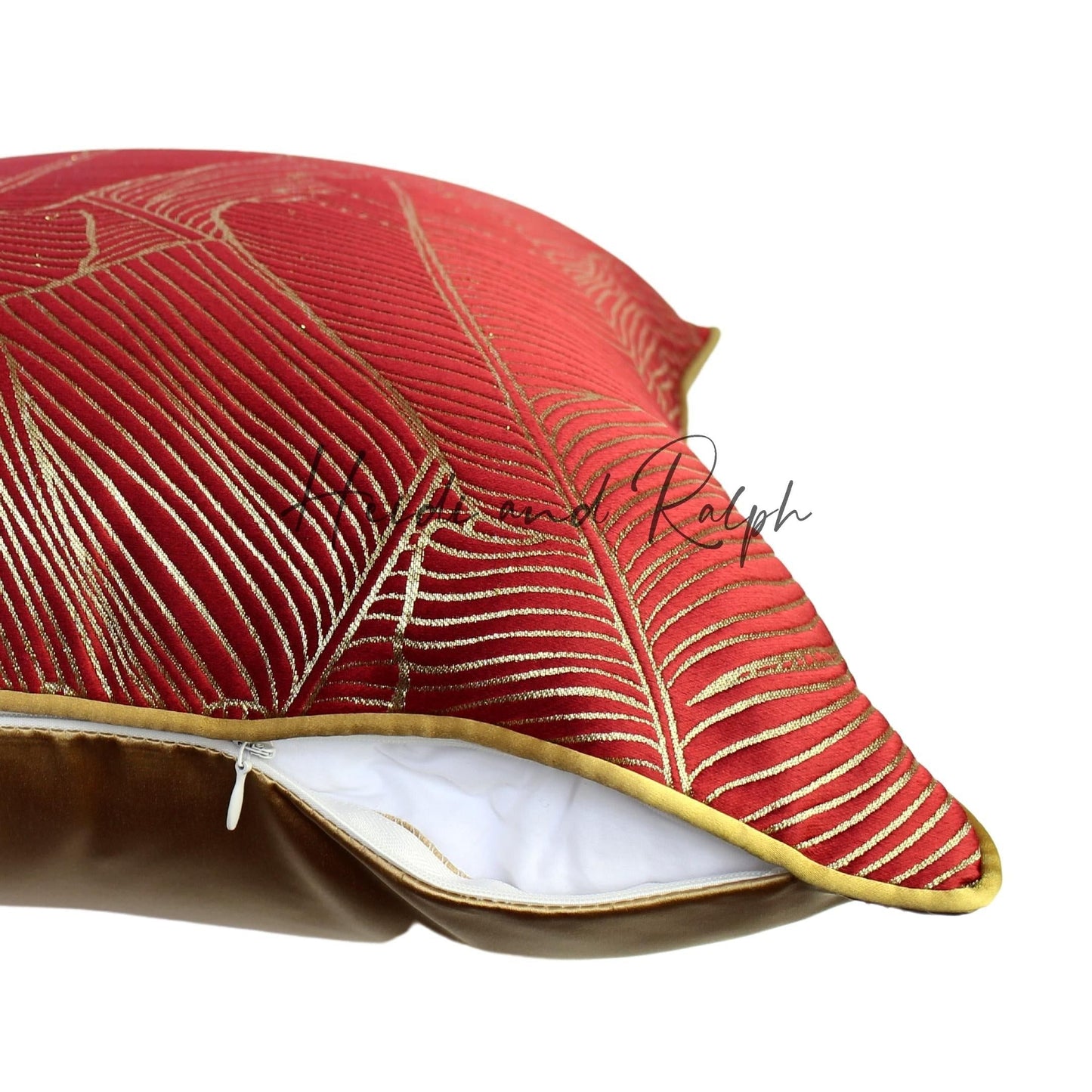 Harlowe Luthea Bantal Sofa Red (Cushion Cover)