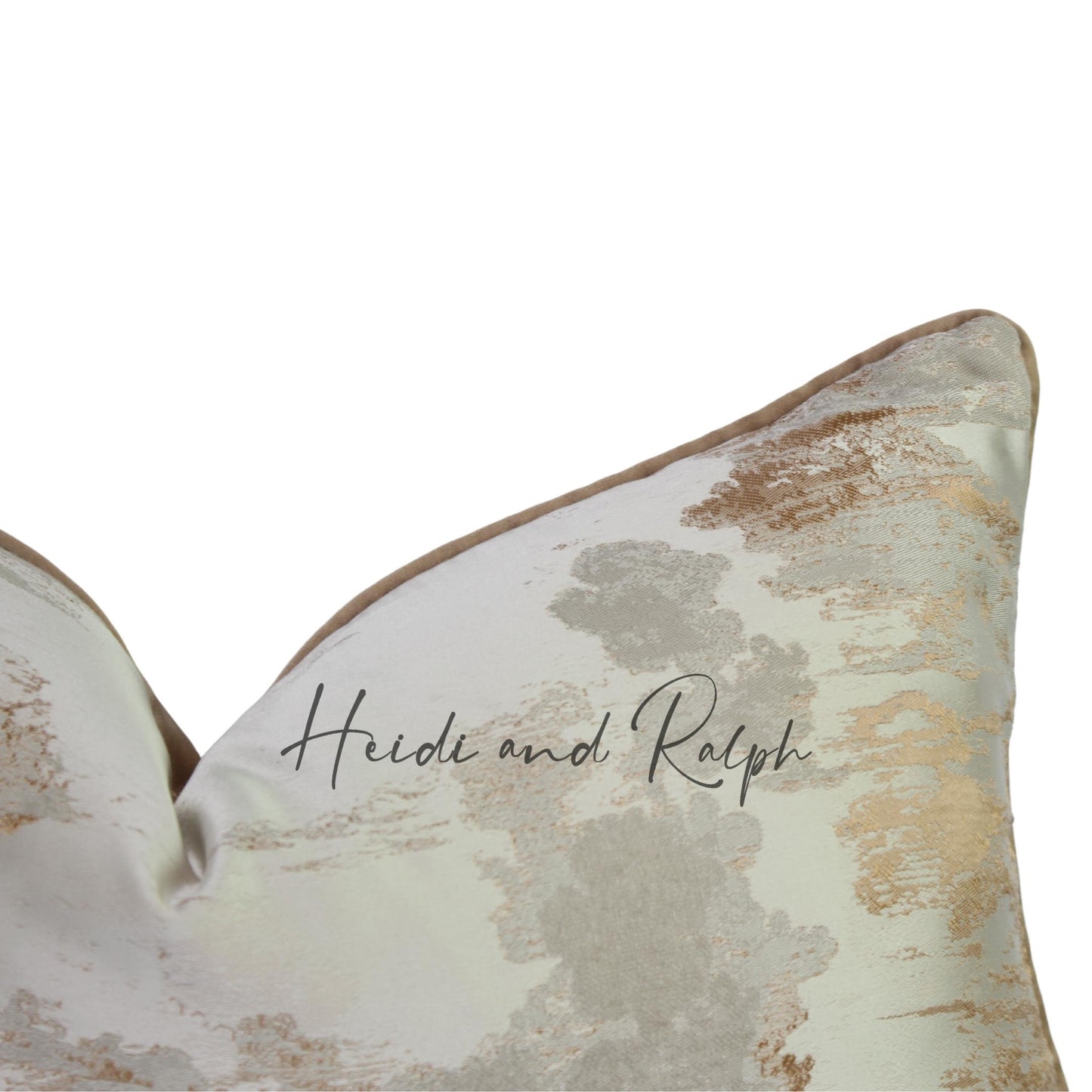Hope Beige Gold Bantal Sofa (Cushion Cover)