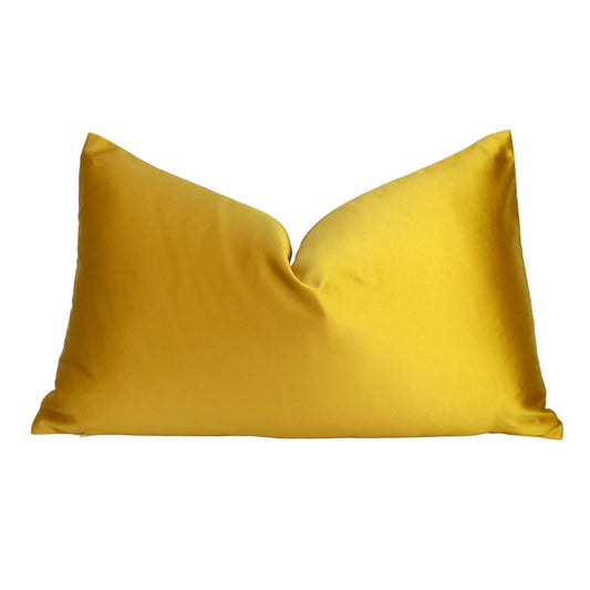 Hermosa Lumbar Bantal Sofa Satin Gold (Cushion Cover)