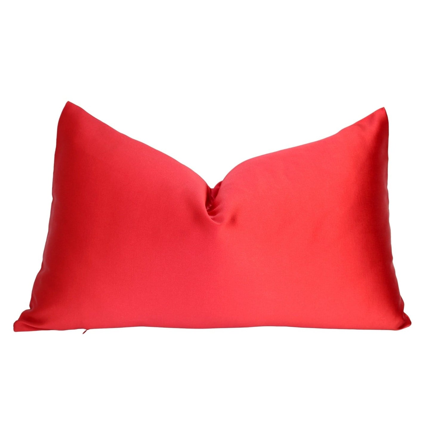 Hermosa Lumbar Bantal Sofa Satin Red (Cushion Cover)